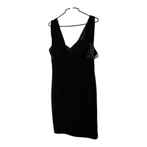 Scarlett Nite Ladies Beautiful Floral Black Lace Cocktail Dress -Size 8 NWT